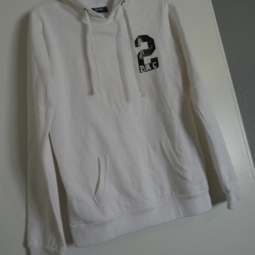 White 2Pac Hoodie